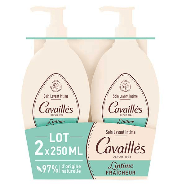 Rogé Cavailles Soin Naturel Toilette Intime Fraîcheur 2x250ml 3