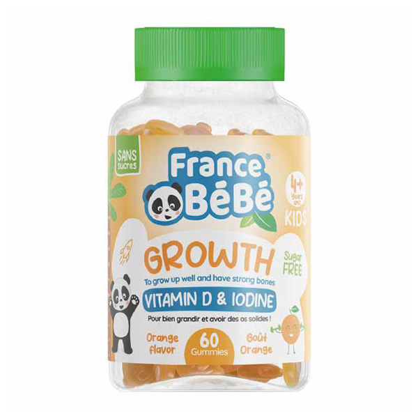 Gummies Croissance Goût Orange +4a
