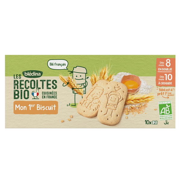Les Récoltes Bio Mon Premier Biscuit 150g 4