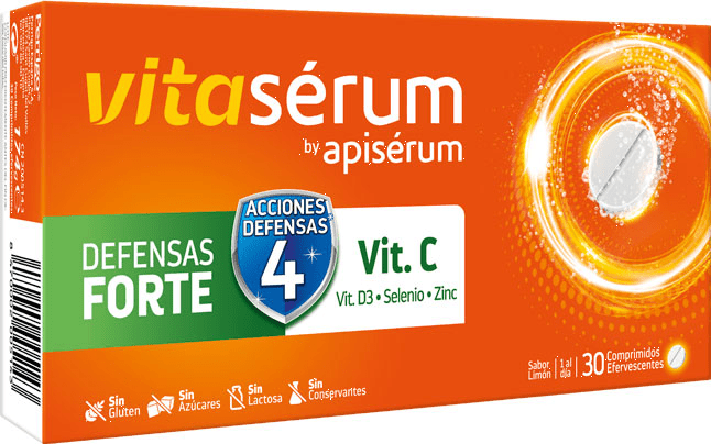 Vitaserum Defensas Forte Vitamina C 30 Comprimidos