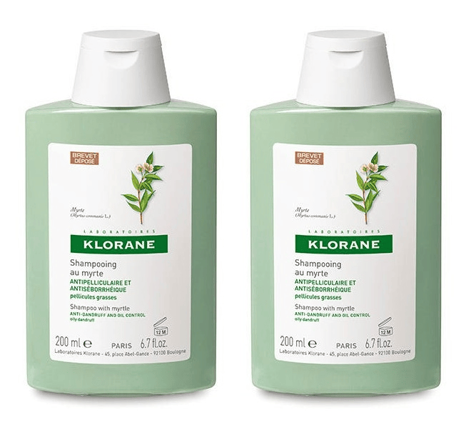 Klorane Champú Extracto de Mirto 2x200 ml