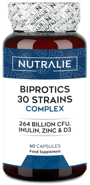 Nutralie Probioticos 30 Cepas 264 billones UFC Biprotics 60 Cápsulas