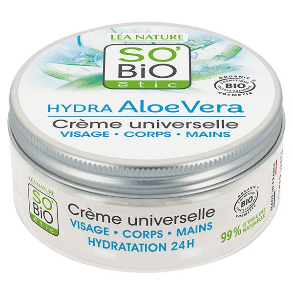 So'Bio Étic Hydra Aloe Vera Crème Universelle Visage Corps Mains Bio 150ml 3