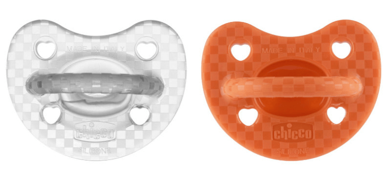 Chicco Naranja/Gris Chupete Physioforma Luxe - 16-36M 2 Uds