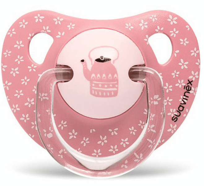 Suavinex Chupete Anatómico Silicona 6-18m Rosa Tetera 1 ud
