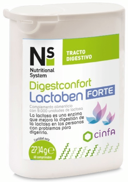 Ns Digestconfort Lactoben Forte 60 Comprimidos