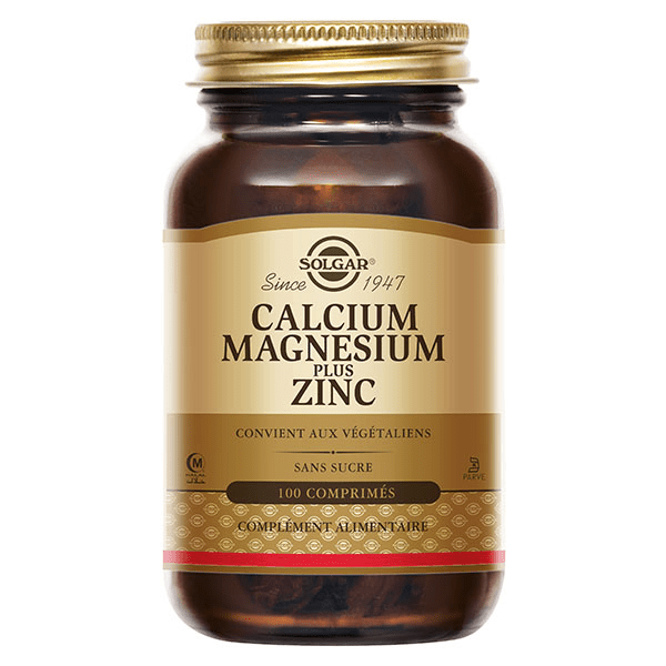 Calcium Magnésium Zinc 100 comprimés 3