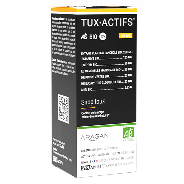 Aragan TUX Actifs® Sirop toux 12 ans et plus 125ml 4