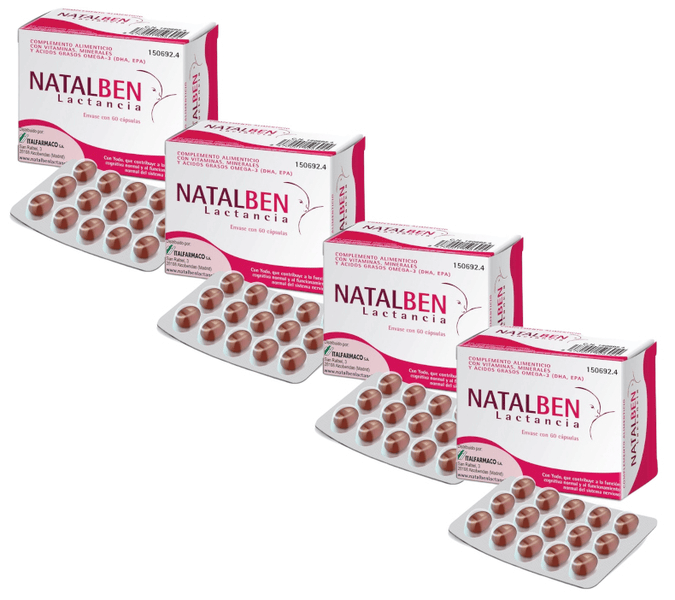 Natalben Lactancia 4x60 Cápsulas