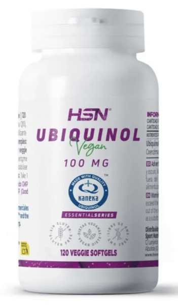 HSN Ubiquinol (Kaneka Ubiquinol) 100mg 120 Perlas Vegetales
