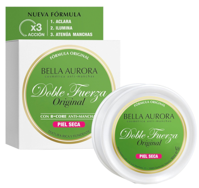 Bella Aurora Crema Doble Fuerza Original Piel Seca 30 Ml