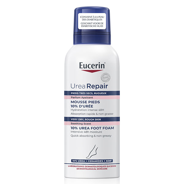UreaRepair Plus Mousse Pieds 10% d'Urée Peaux Sèches 150ml