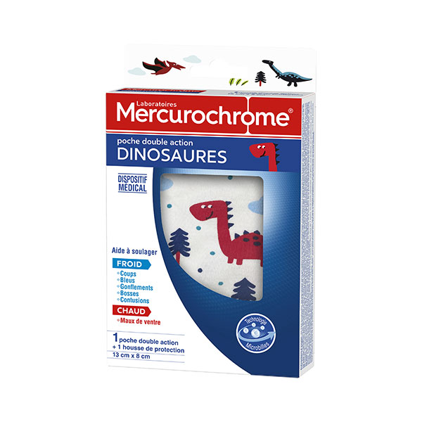 Poche double action 'dinosaures', 1 unité
