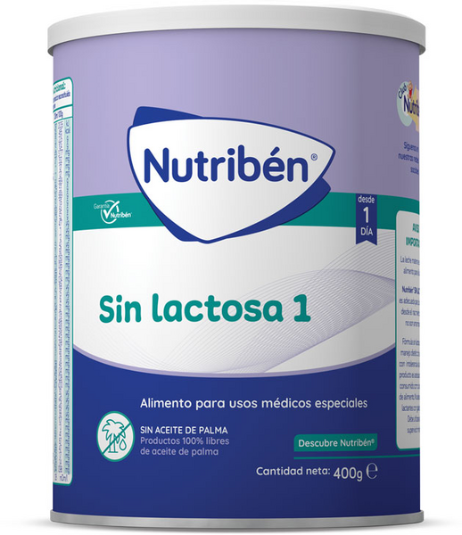 Nutribén Sin Lactosa 1 Leche De Inicio 400 Gr