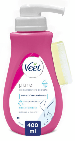Veet Crema Depilatoria Ducha Piel Sensible 400 ml