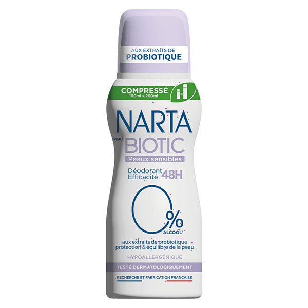 Déodorant Compressé Biotic Peaux Sensibles 100ml 2