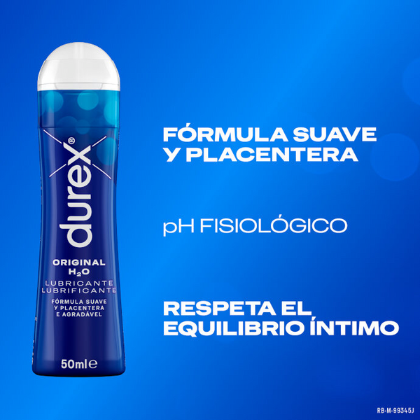 Durex Original H2O Lubricante Íntimo Base Agua 50ml