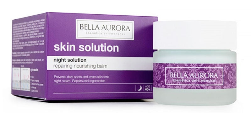 Bella Aurora Night Solution Balsamo Nutritivo Reparador 50ml