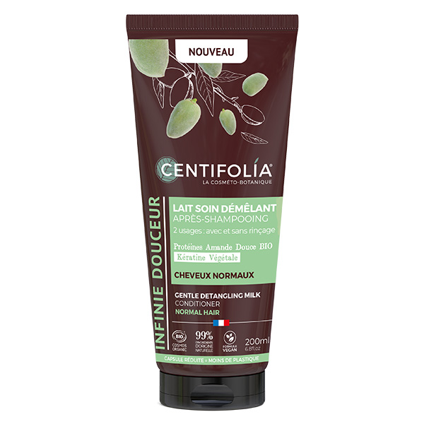 Infinie Douceur Lait Soin Démêlant Après-Shampoing 2 en 1 Bio 200ml