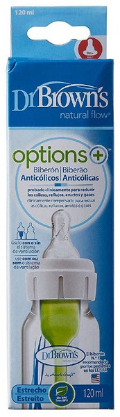 Dr. Brown's Biberón Options+ Estrecho 120ml