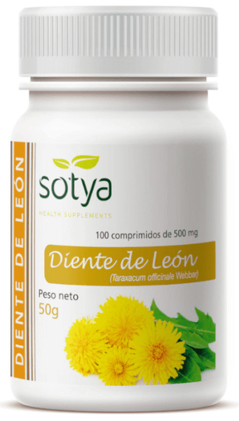 En Oferta Sotya Diente De León 500 Mg 100 Comprimidos