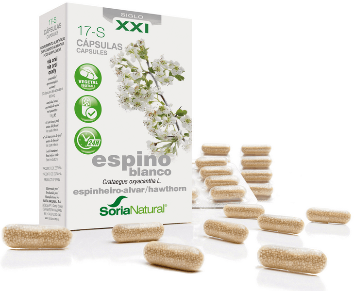 Soria Natural S.xxi 17-S Espino Blanco 30 Cápsulas