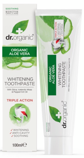 Dr. Organic Pasta De Dientes De Aloe Vera 100ml