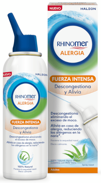 rhinomer alergia spray nasal 100 natural fuerza intensa adultos 100 ml