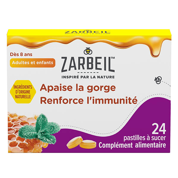 Gorge & Immunité Complément Alimentaire 24 Pastilles à Sucer 3