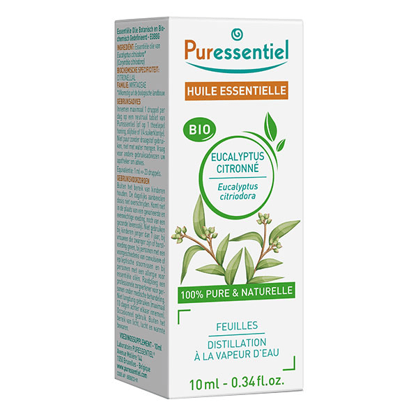 Huile Essentielle Eucalyptus Citronné Bio 10ml 4