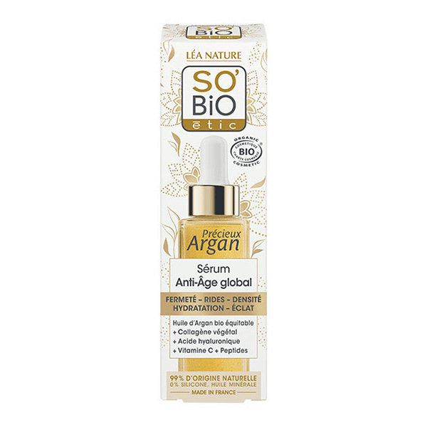 Précieux Argan Sérum Anti-Âge Global Bio 30ml 4