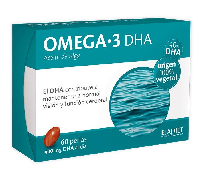 Eladiet Omega 3 Dha Aceite De Alga 60 Perlas