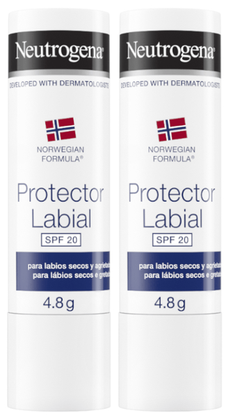 Neutrogena Fórmula Noruega Pack Bálsamo Labial Spf20 4,8 Gr 2 Uds