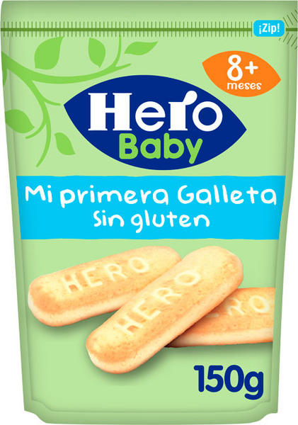 Hero Baby Mi Primera Galleta Sin Gluten +8m 150 Gr