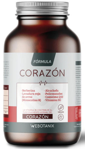 Webotanix Corazón Fórmula 60 Cápsulas