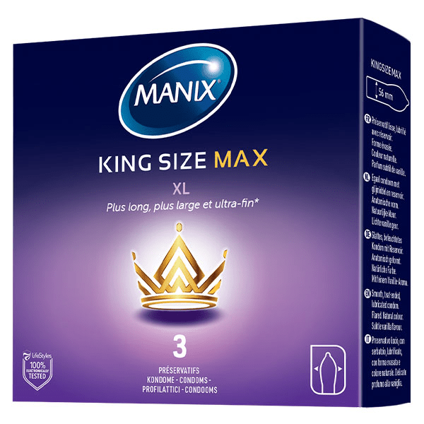 King Size Max Comfort 3 préservatifs 2