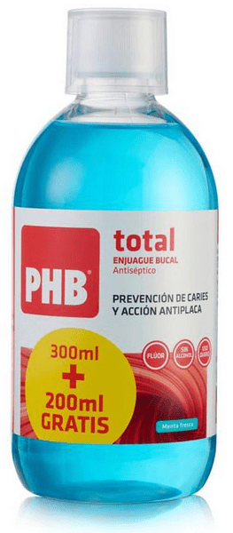 Phb Total Enjuague Bucal Menta 500Ml