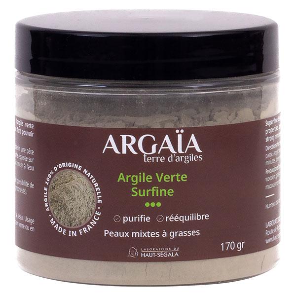 Argaïa Argile Verte surfine en poudre 170G 2