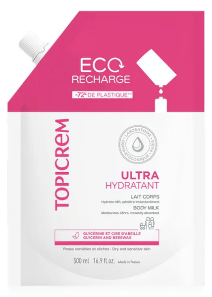 Topicrem Uh Recarga Leche Ultra-Hidratante Corporal 500 Ml