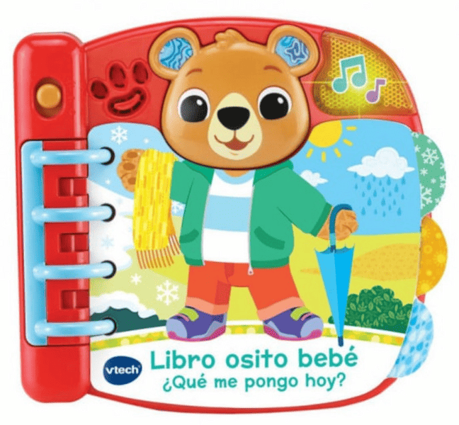 Vtech Libro Osito Bebé ¿Qué me pongo hoy? 12-36m