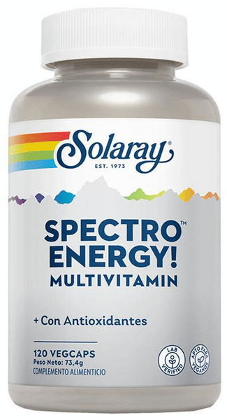 Solaray Spectro Energy Multivitamínico 120 Cápsulas Vegetales