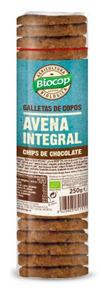 Biocop Galletas Copos Avena Integral Chips Choco 250g