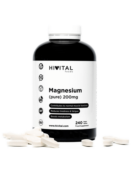 Hivital Magnesio Puro 240 Comprimidos 200 Mg