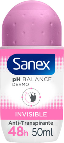 Sanex Desodorante Roll-On Dermo Invisible 50ml