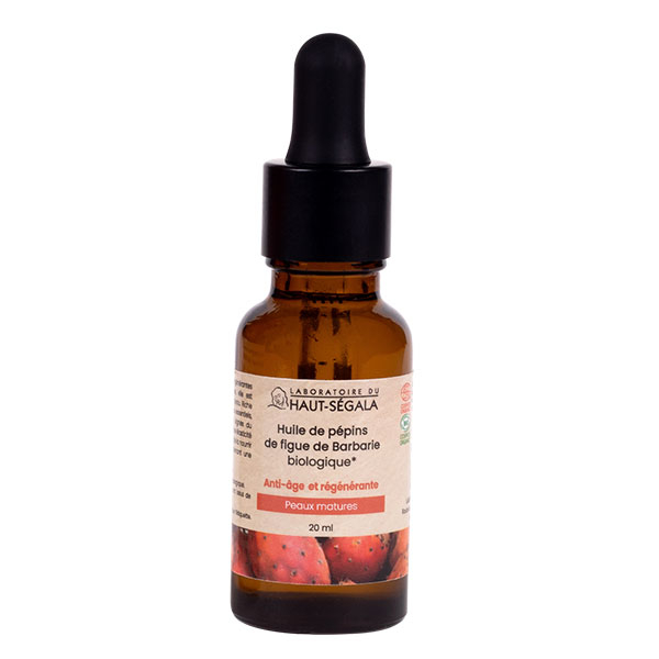 Haut-Ségala huile végétale de pépins de figue de Barbarie 20ml