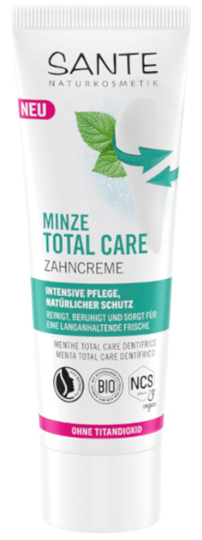 Sante Pasta de Dientes Flúor Vegana Menta BIO 75 ml