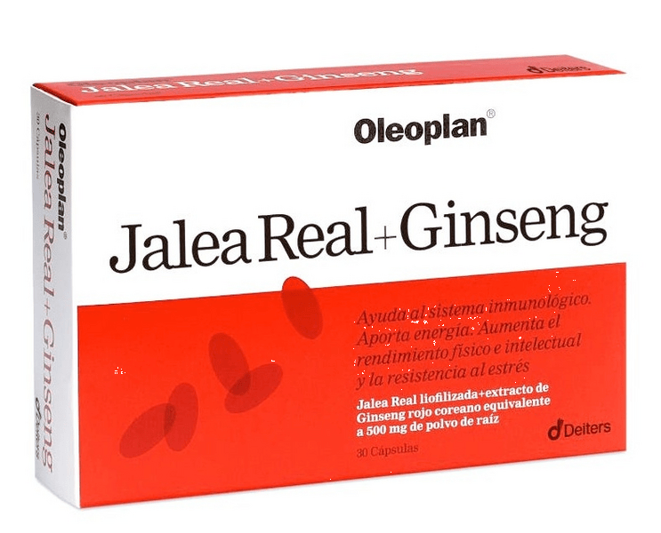 Deiters Jalea Real + Ginseng Oleoplan 30 Cápsulas