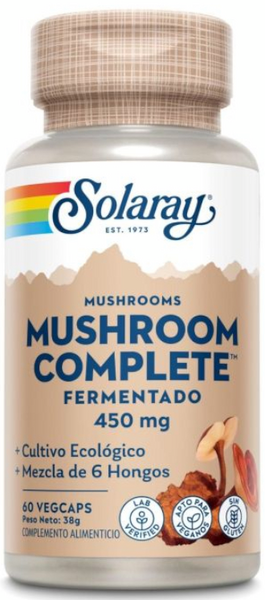 Solaray Mushroom Complete 60 Cápsulas Vegetales