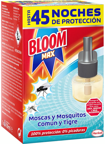 Bloom Max Mosquitos Eléctrico 1 Recambio