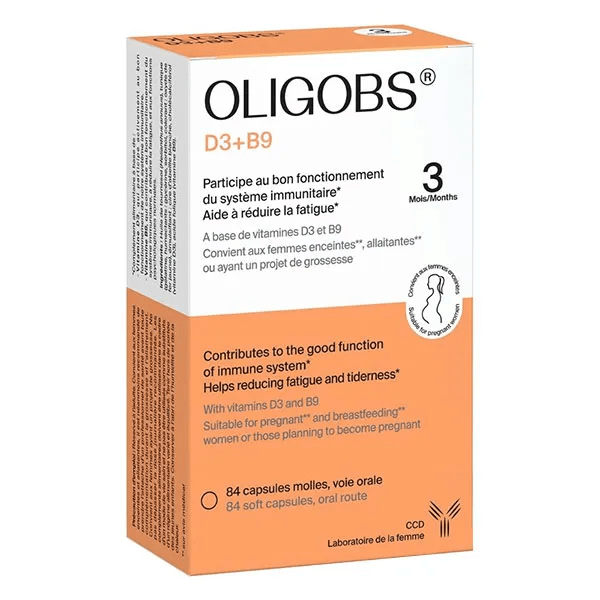 OLIGOBS D3+B9 - 84 capsules